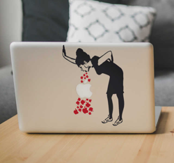 Sticker ordinateur Banksy Lovesick precio