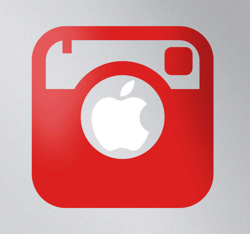 Sticker mac apple appareil photo instagram precio
