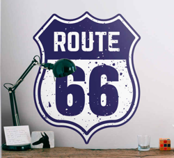 Sticker Retro Route 66 características