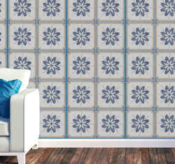 Autocollant Carrelage Pack de sticker floral precio