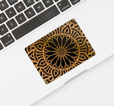 Stickers Dessin Mandala Couleur Or