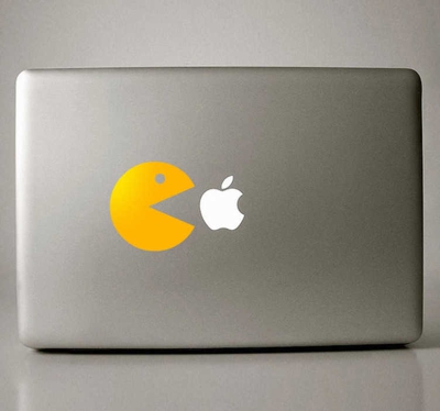 Sticker PC portable figurine Pacman