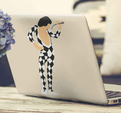 Sticker PC Chanteur en costume génial precio