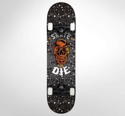 Stickers Dessin Skateboard Old School