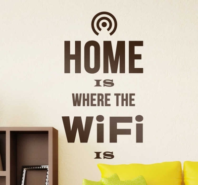Sticker home wifi