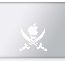 Sticker mac apple pirate en oferta