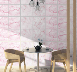 Autocollant Carrelage Carreaux de marbre rose precio