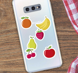 Sticker Gastronomie Set de Fruits en oferta