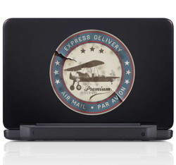 Sticker badge avion vintage en oferta
