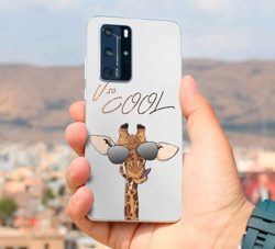 stickers de huawei girafe cool dessiné à la main características