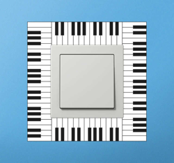 Sticker interrupteur piano en oferta