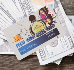 Sticker carte de crédit Parfum d'amour precio