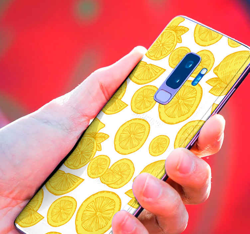 Stickers samsung croquis orange et citron en oferta