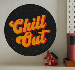 Sticker Retro Détendez-vous dans le style vintage des années 70 características