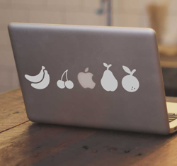 Stickers Dessin Variété Fruit pour Mac en oferta