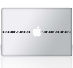 Sticker Apple code binaire Macbook en oferta