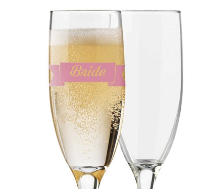 Sticker banderole mariée