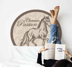 Sticker Mural Animal Slogan de la passion du cheval características