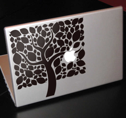 Sticker mac apple arbre carré características