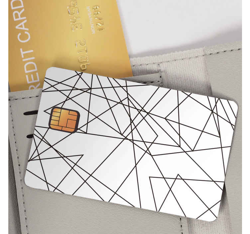 Sticker carte de crédit Lignes precio