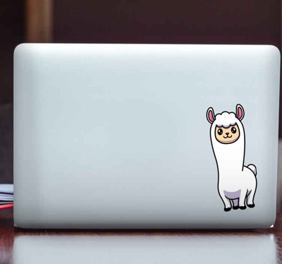 Sticker PC Autocollant alpaga