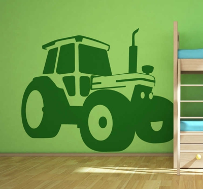Sticker tracteur couleur