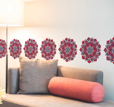Frise Autocollante Mandalas fleur de lotus
