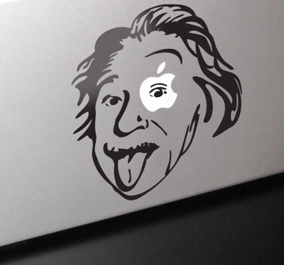 Sticker PC portable Einstein