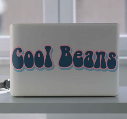 Sticker PC Texte de haricots heureux características