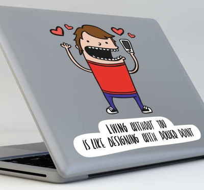 Sticker pc hate power point