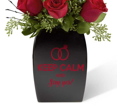 Sticker Keep Calm and Say Yes