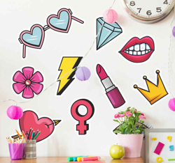 Sticker Retro Mode pop características
