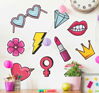 Sticker Retro Mode pop