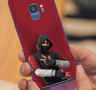 stickers samsung personnage fortnite rouge
