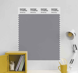 Sticker Mural Abstrait Carte pantone grise 2021 precio