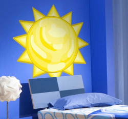 Sticker soleil lumineux en oferta