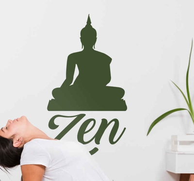 Sticker Maison Yoga Zen