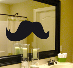 Sticker miroir moustache precio