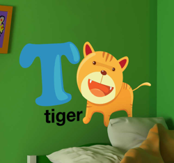 Sticker enfant lettre T alphabet precio