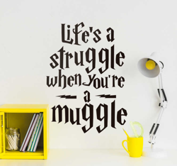 Sticker Mural Citation Harry Potter características