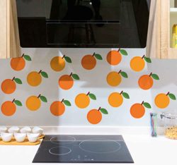 Autocollant Fruit Oranges élégantes características