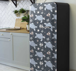 Sticker pour Frigo Tortues et poissons de mer en oferta