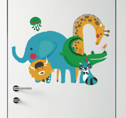Sticker Maison Porte Animale de la Jungle precio