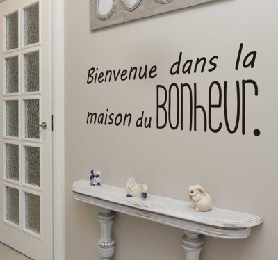 Sticker Maison Maison du Bonheur