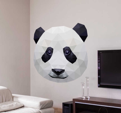 Sticker photo panda