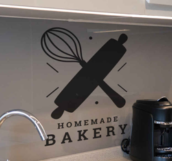 Sticker Mural Cuisine Boulangerie maison monocolor características