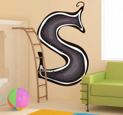 Sticker enfant dessin lettre s precio