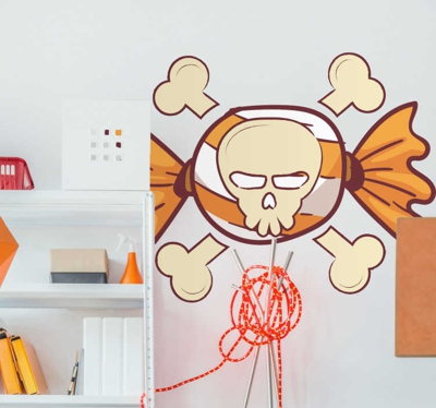 Sticker d’Occasion Bonbons Mortelles