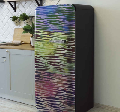 Sticker pour Frigo Texture abstraite de zèbre
