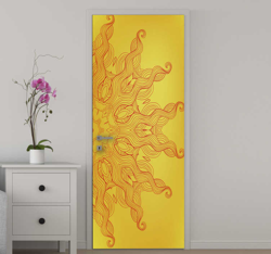 Sticker de porte Soleil arabesque precio
